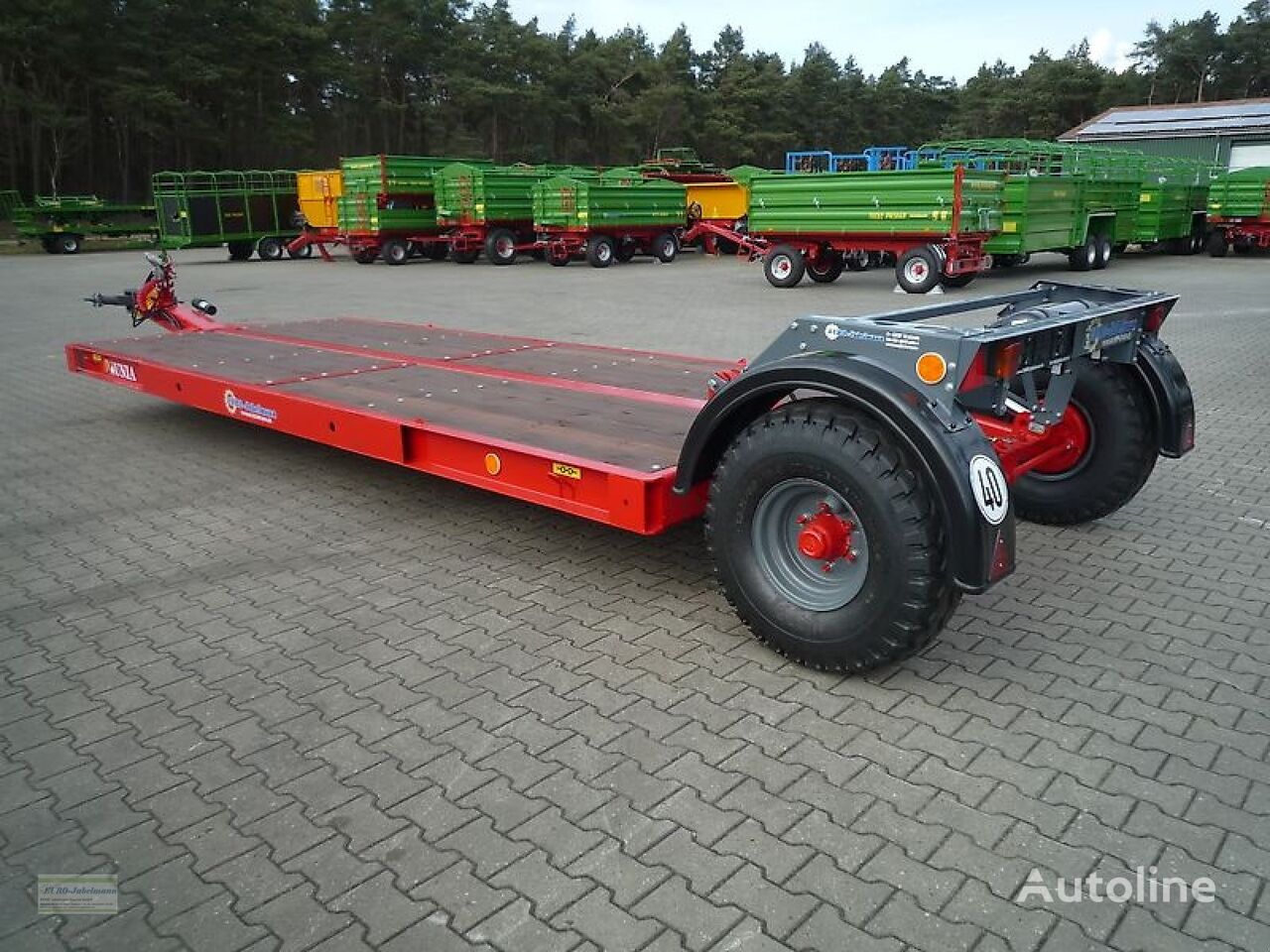 new Unia PL-6 low loader trailer