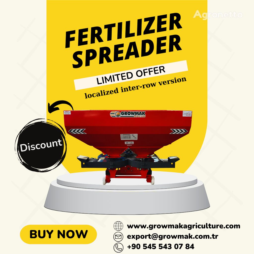 new Growmak Agricultural Machinery manure spreader