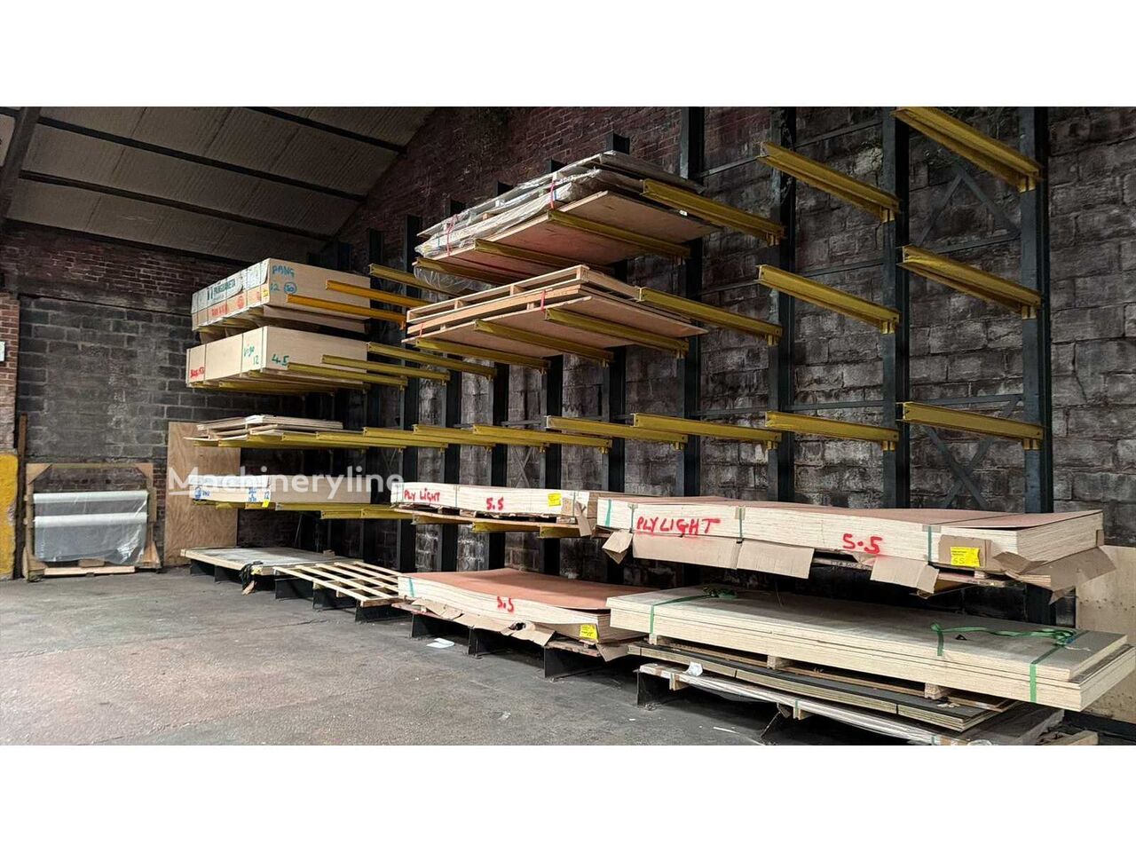 Estante cantilever Cantilock - Enkelzijdige Draagarmstelling 5x16 - Machineryline