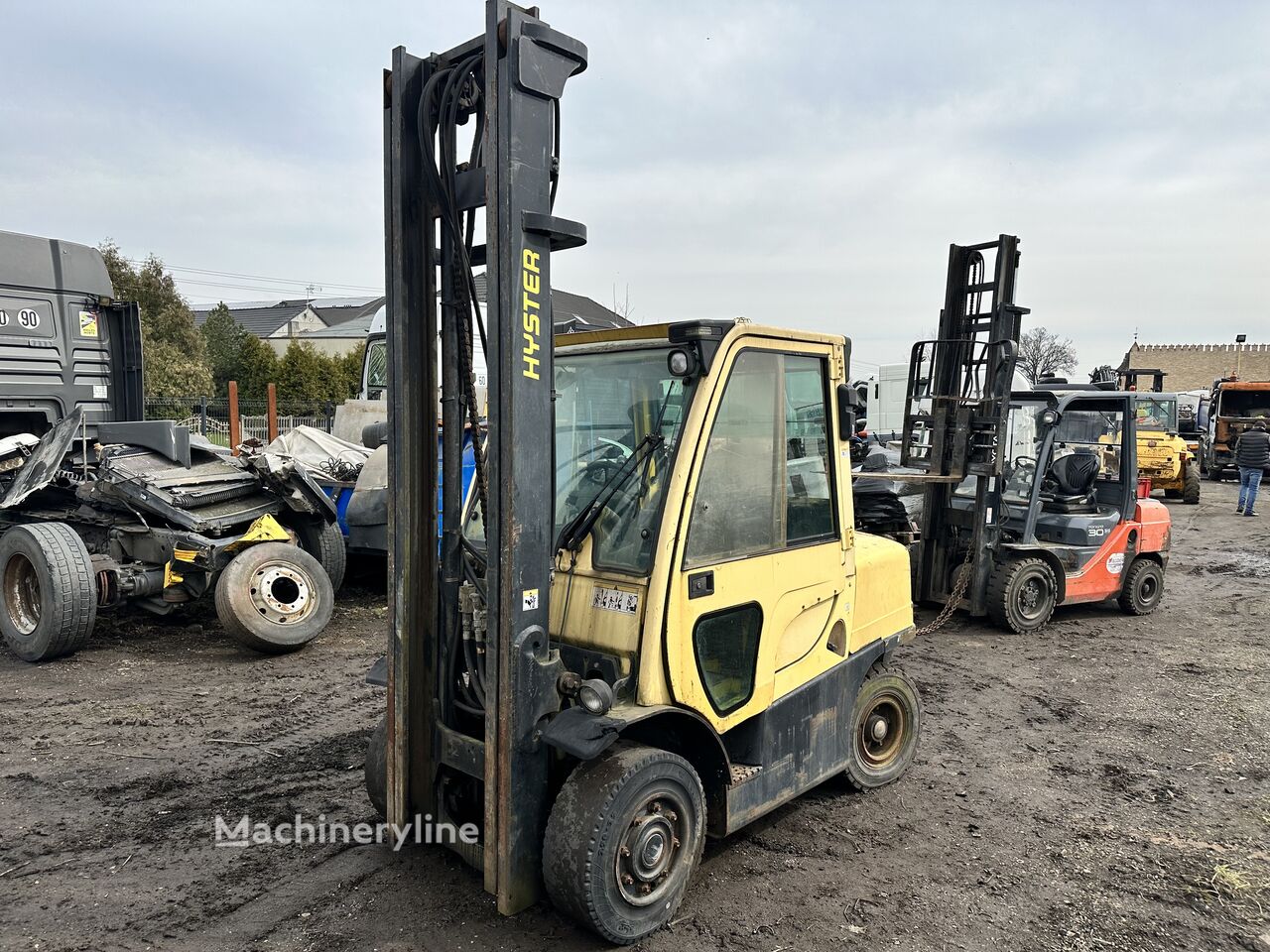 Chariot élévateur diesel Hyster H4.0FT6 - Machineryline