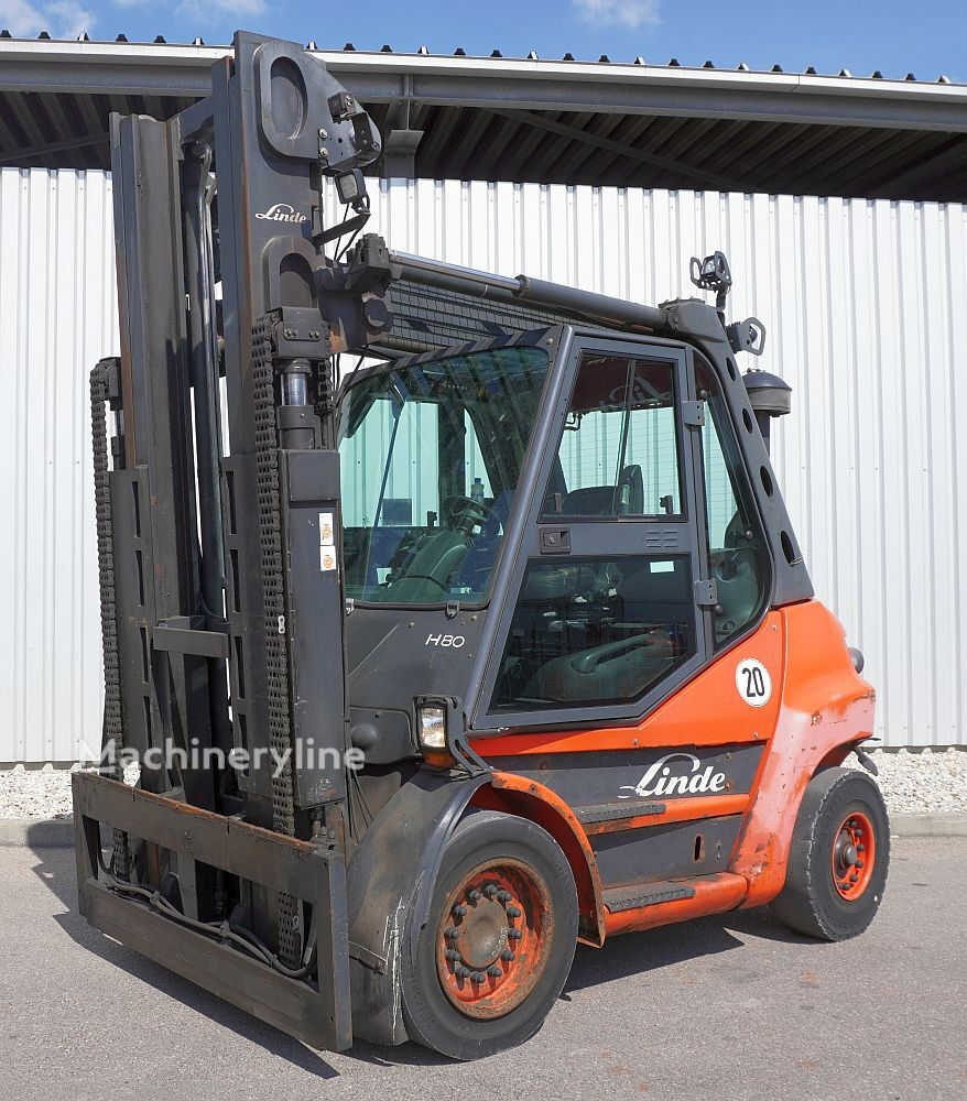 Linde H80D diesel forklift - Machineryline