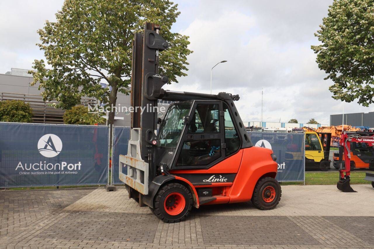 Linde H80D-02/900 diesel forklift - Machineryline