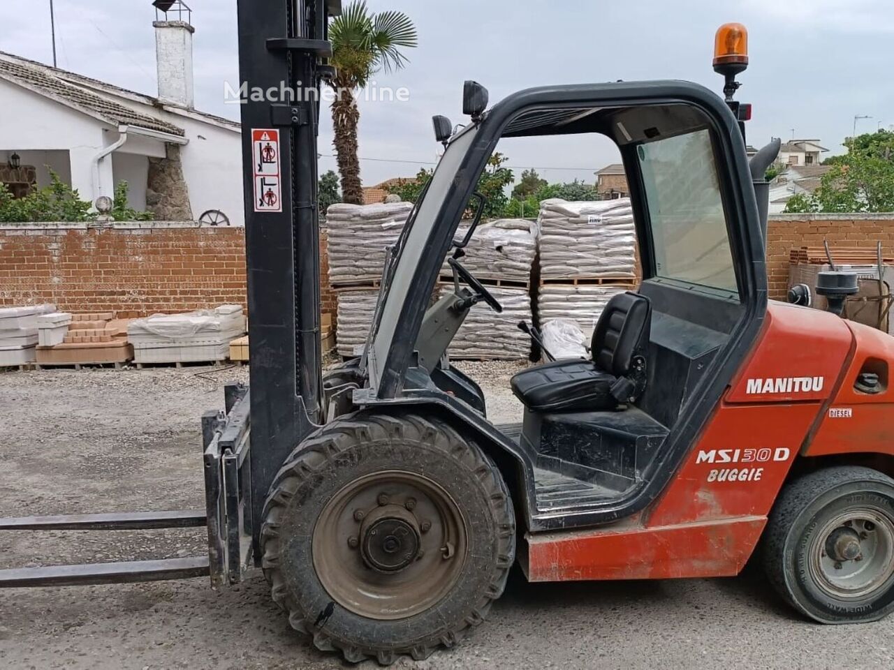 Manitou MSI30 diesel gaffeltruck - Machineryline