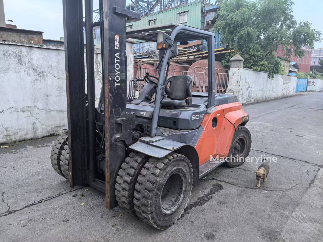 柴油叉车 Toyota FD80 8T Shanghai TCM Komatsu Toyota Mitsubishi 3t5t7t10t15t25t - Machineryline