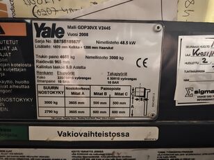 Dieselový vysokozdvižný vozík Yale Veracitor 30 VX na prodej - Obrázek 19 | Machineryline CZ Dieselový vysokozdvižný vozík Yale Veracitor 30 VX | Obrázek 19 - Machineryline
