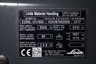 Chariot élévateur électrique Linde E25HL-01/600 à vendre - Image 33 | Machineryline TG Chariot élévateur électrique Linde E25HL-01/600 | Image 33 - Machineryline