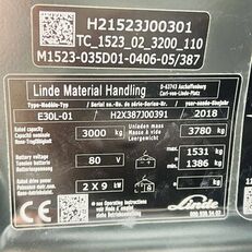 Prodaja Linde E30L (387) električnog viljuškara - Slika 13 | Machineryline ME Linde E30L (387) električni viljuškar | Slika 13 - Machineryline