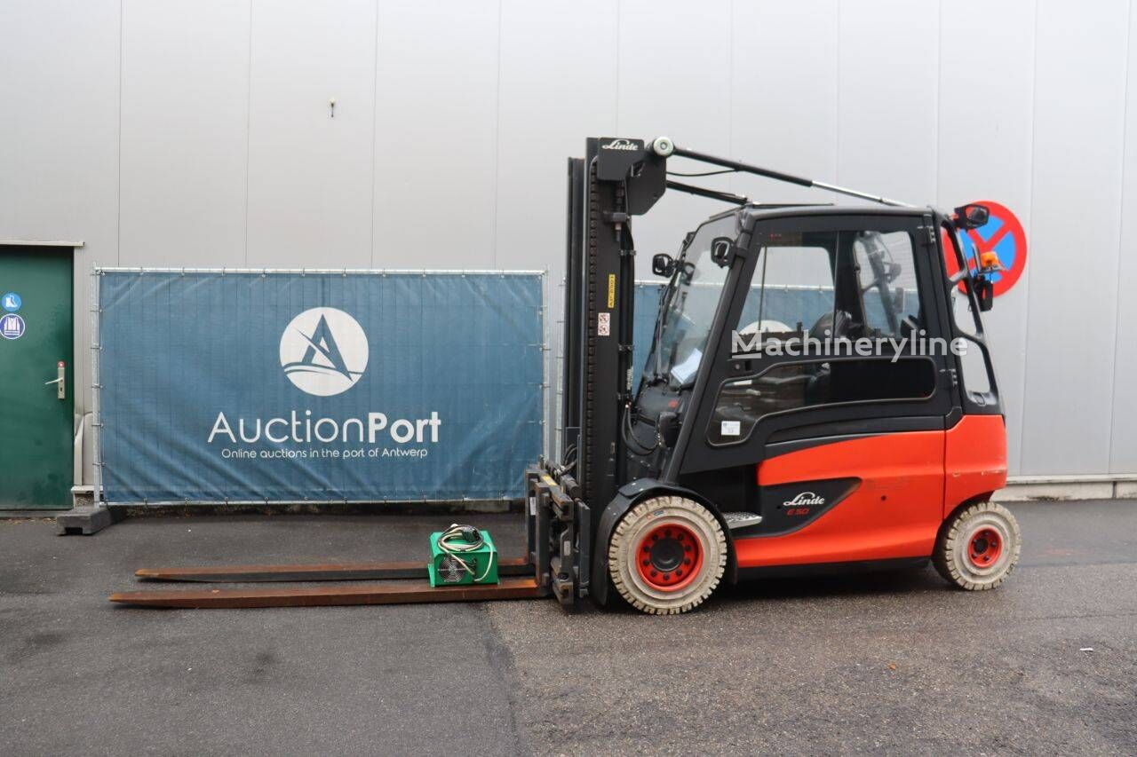 Ηλεκτρικού περονοφόρου Linde E50HL-01 προς πώληση | Machineryline GR Ηλεκτρικό περονοφόρο Linde E50HL-01 - Machineryline