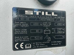 بيع رافعة شوكية كهربائية Still RX 60-40 - صورة 4 | Machineryline MA رافعة شوكية كهربائية Still RX 60-40 | صورة 4 - Machineryline