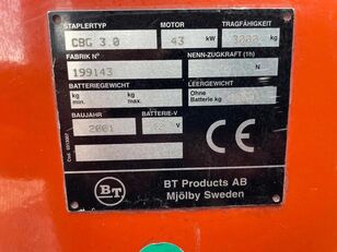 BT CBG 3.0 gas forklift for sale - Image 24 | Machineryline HK BT CBG 3.0 gas forklift | Image 24 - Machineryline