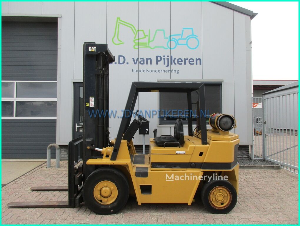 Chariot élévateur à gaz Caterpillar 4000kg Perkins duplex 4.3m + sideshift + 4x hydrauliek - Machineryline