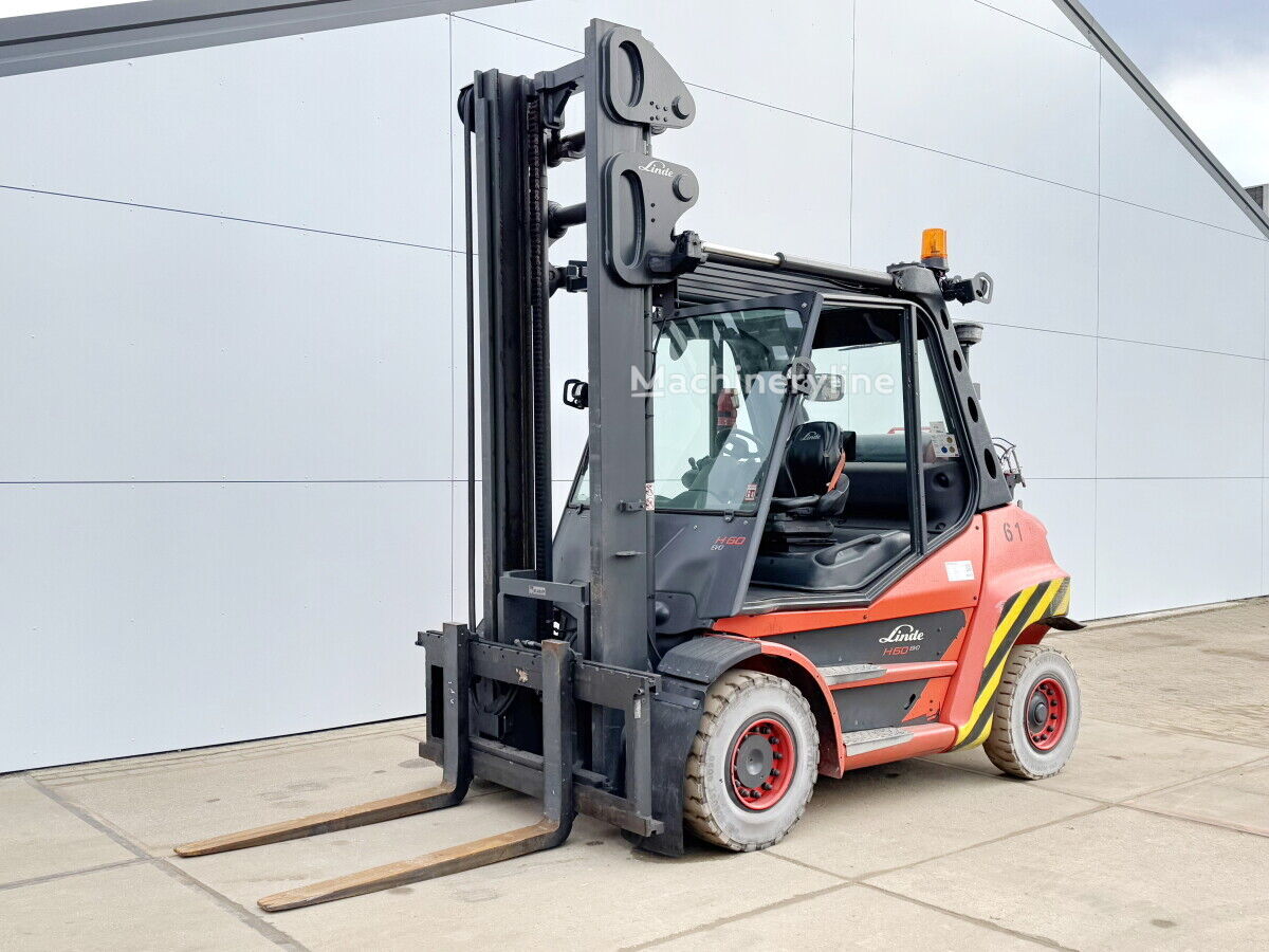Plynový vysokozdvižný vozík Linde H60T-03 - Duplex - Machineryline