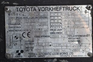 Купить газовый погрузчик Toyota 42-7FGF25 - Изображение 32 | Machineryline AZ Газовый погрузчик Toyota 42-7FGF25 | Изображение 32 - Machineryline
