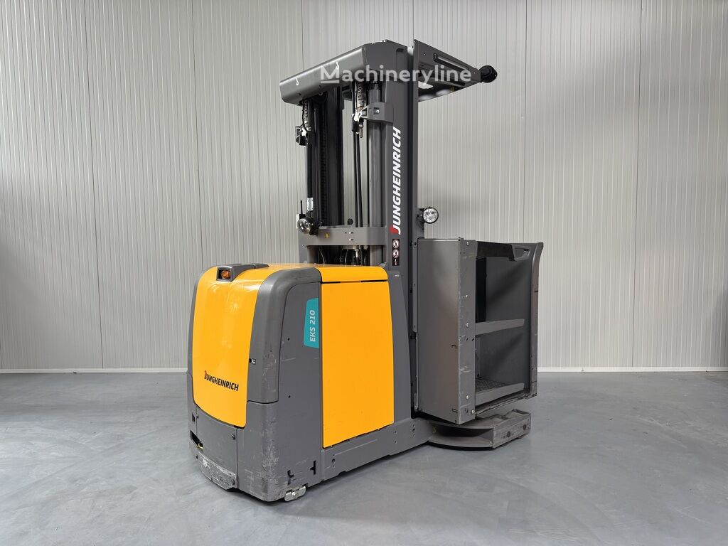 Jungheinrich EKS 210 - Wire Guidance !! PSA !! DOUBLE steering !! Triplex FFL order picker - Machineryline