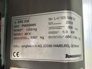 Jungheinrich EKS 308 - Wire Guidance !! PSA !! Triplex FFL !! order picker