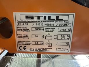 Still EK x 10 order picker