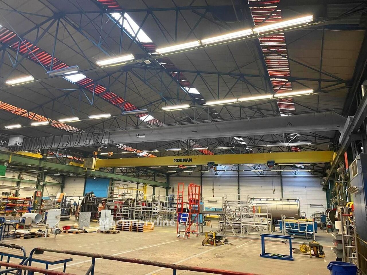 Deman 1,25 ton + 1,25 ton x 14 500 mm overhead crane - Machineryline