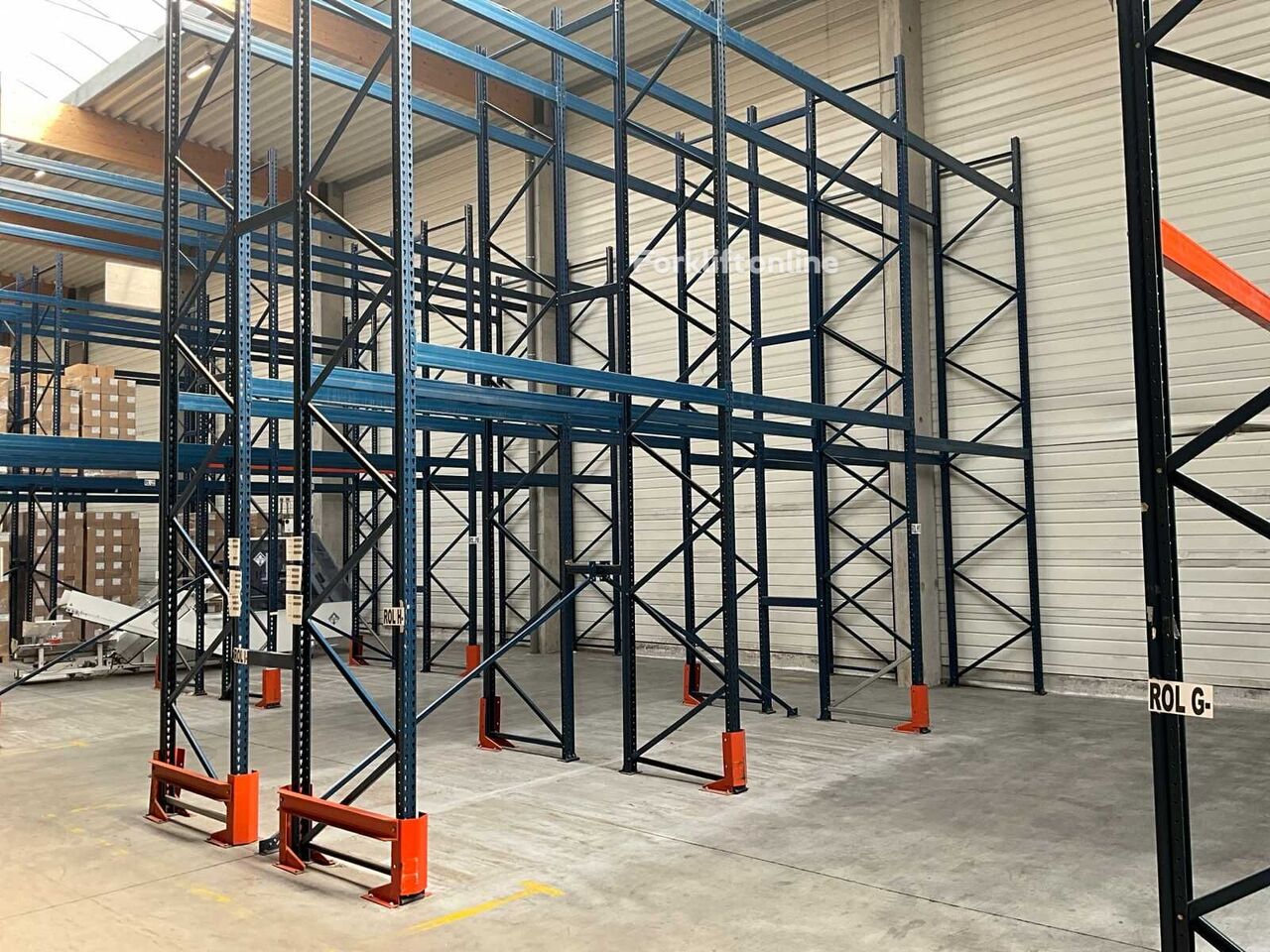 Rayonnage à palettes Mecalux Ca. 16,4m Mecalux Palletstelling à vendre | Forkliftonline BF Rayonnage à palettes Mecalux Ca. 16,4m Mecalux Palletstelling - Forkliftonline
