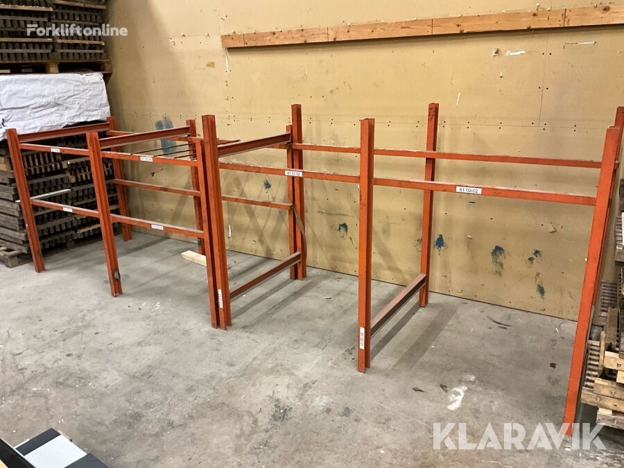 Pallställage egentillverkat 2 st sektioner pallet rack