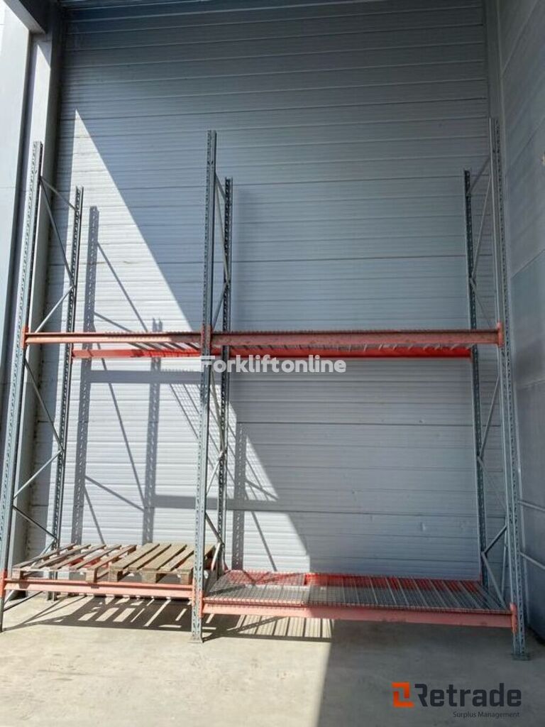 Pallställ/stallage 2 stycken sektioner / Pallet racking/racking