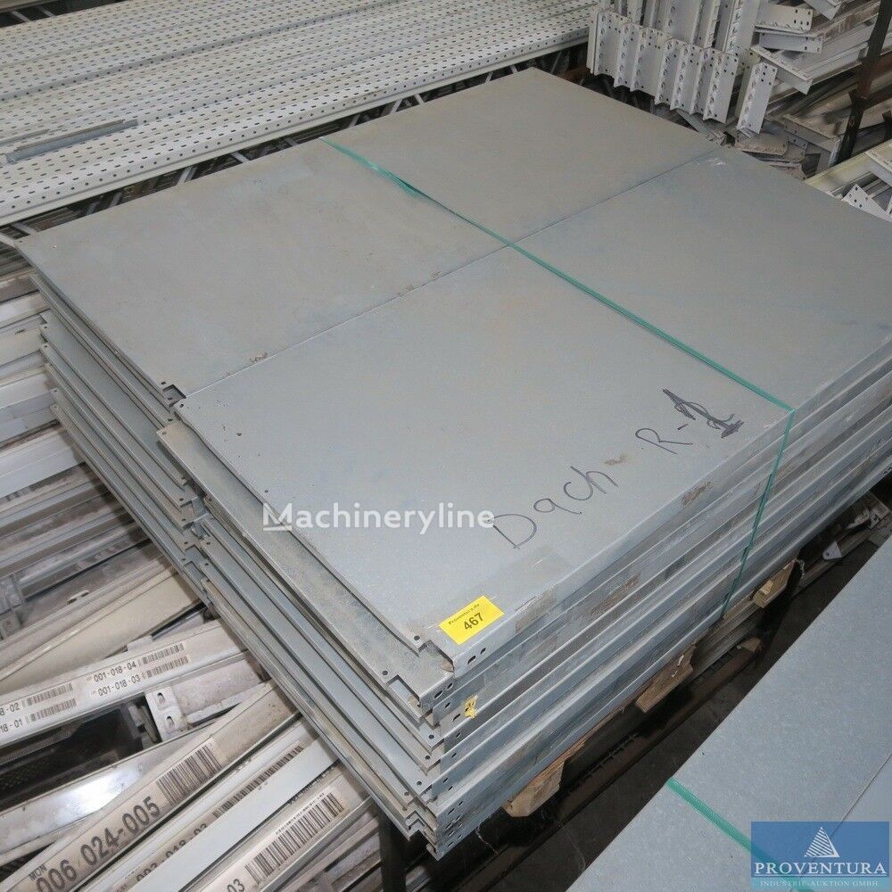 Rafturi pentru paleți Schwerlast Palettenregal Fächerböden Stahl verzinkt - Machineryline