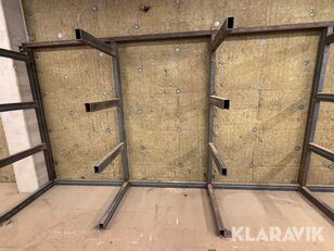 V&auml;ggmonterat grenst&auml;llage ca 5,6 x 2,36 x 0,9 m estanter&iacute;a para pal&eacute;ts