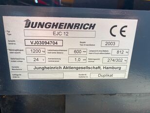 Visokodvižni viličar Jungheinrich EJC12 naprodaj - Slika 6 | Machineryline SI Visokodvižni viličar Jungheinrich EJC12 | Slika 6 - Machineryline