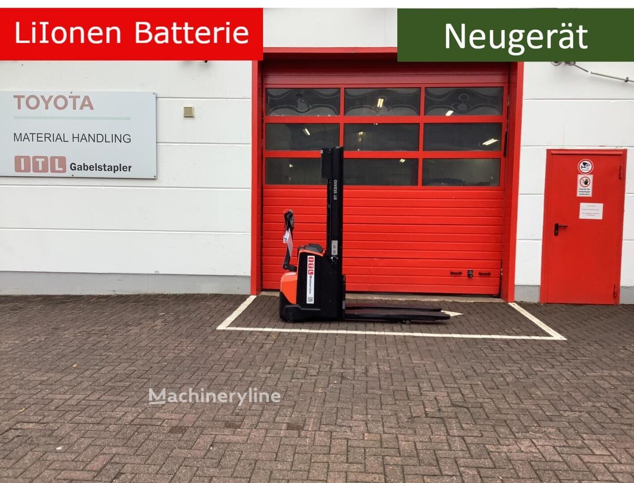 Штабелер Toyota SWE120L - Machineryline