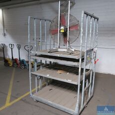 Transportwagen Stahl/Holz verzinkt f&uuml;r Kleinteile Magazijnwagen