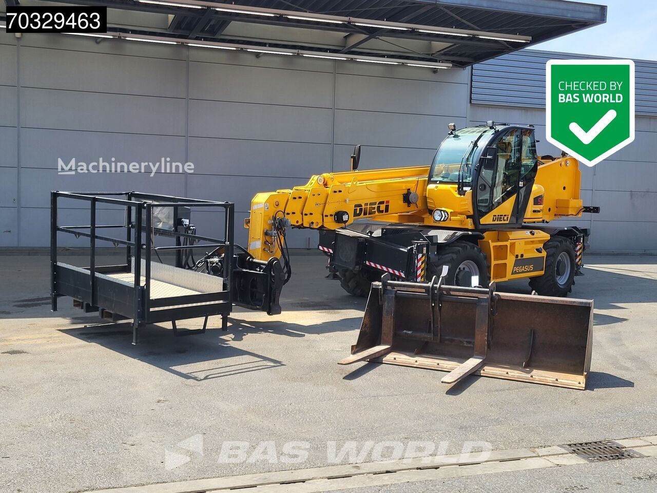 Dieci Pegasus 50.25 RVS155 Incl Attachments - Remote manipulador telescópico rotativo - Machineryline