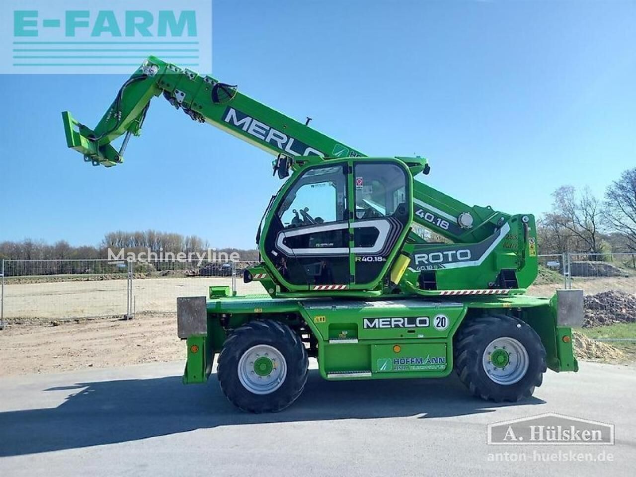 Manipulador telescópico rotativo Merlo roto r40.18s - Machineryline