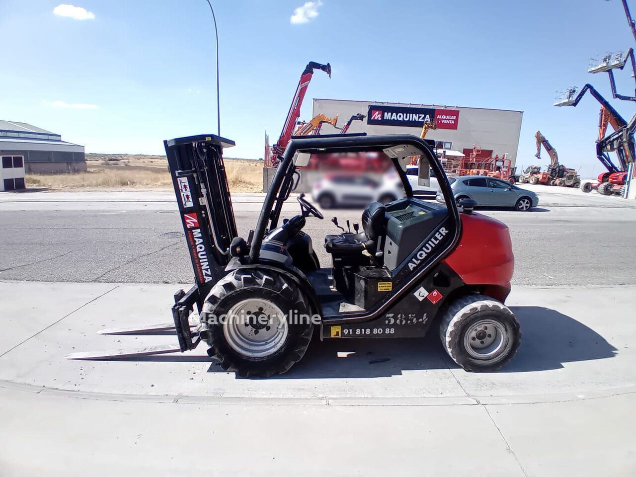 Manitou MC18.4 D rough terrain forklift for sale | Machineryline ZW Manitou MC18.4 D rough terrain forklift - Machineryline