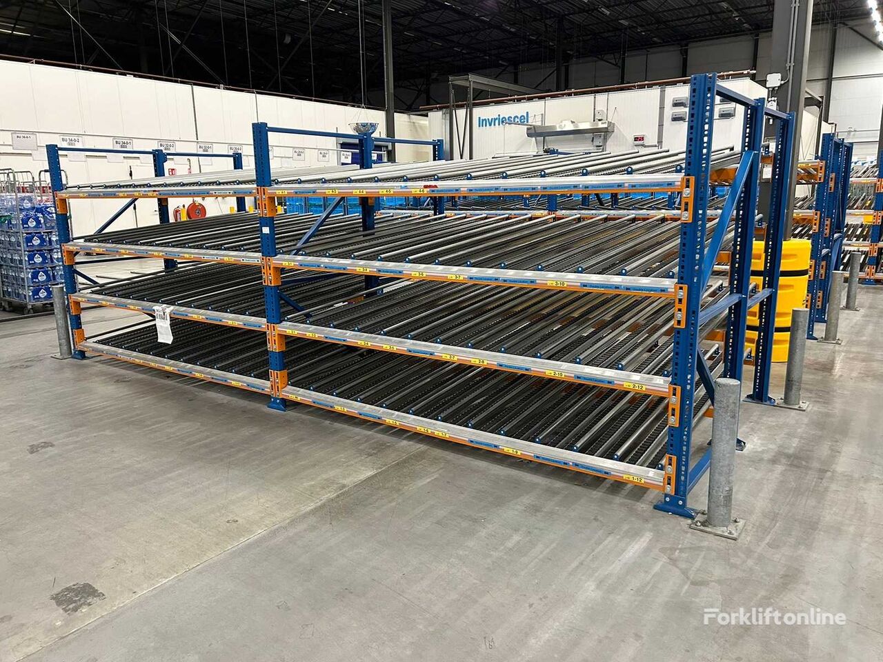 Nedcon 6 secties Doorrolstelling shelf rack