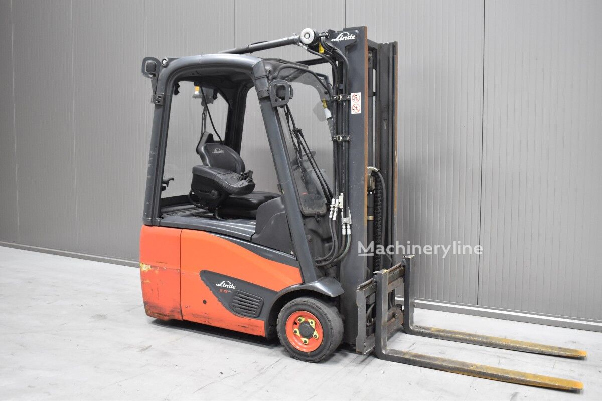 Forklift dengan tiga roda Linde E 16 C - 02 - Machineryline