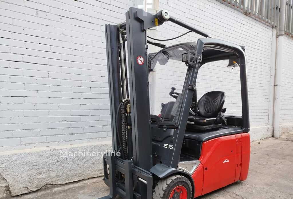 Linde E16 carretilla elevadora de 3 ruedas - Machineryline