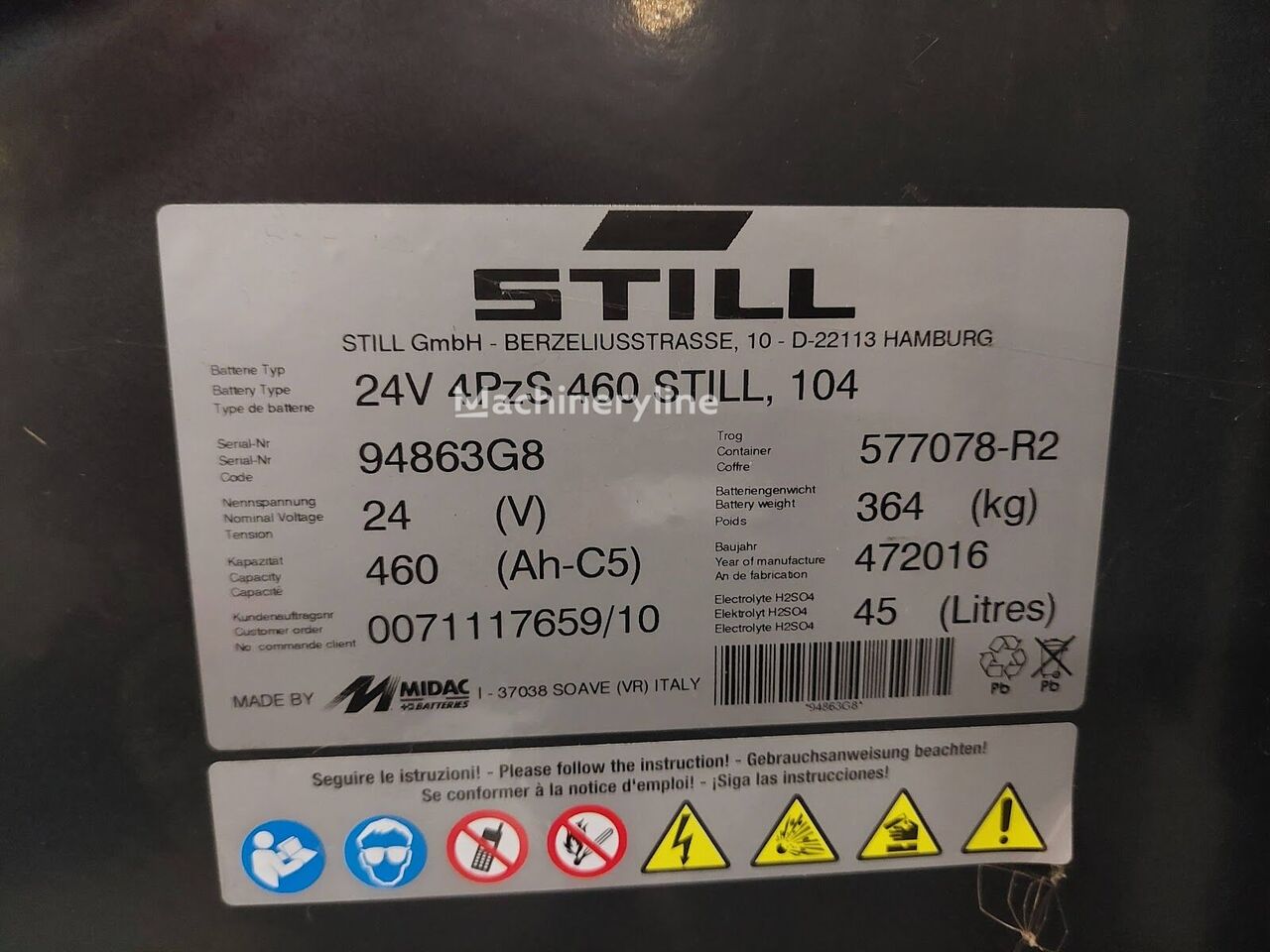 Still RX 50-10C Dreiradstapler kaufen | Machineryline LI Still RX 50-10C Dreiradstapler - Machineryline