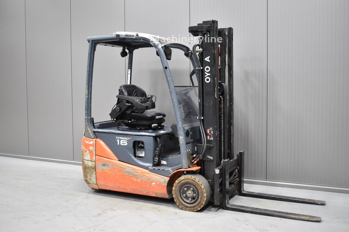 Toyota 8FBE16T three-wheel forklift - Machineryline