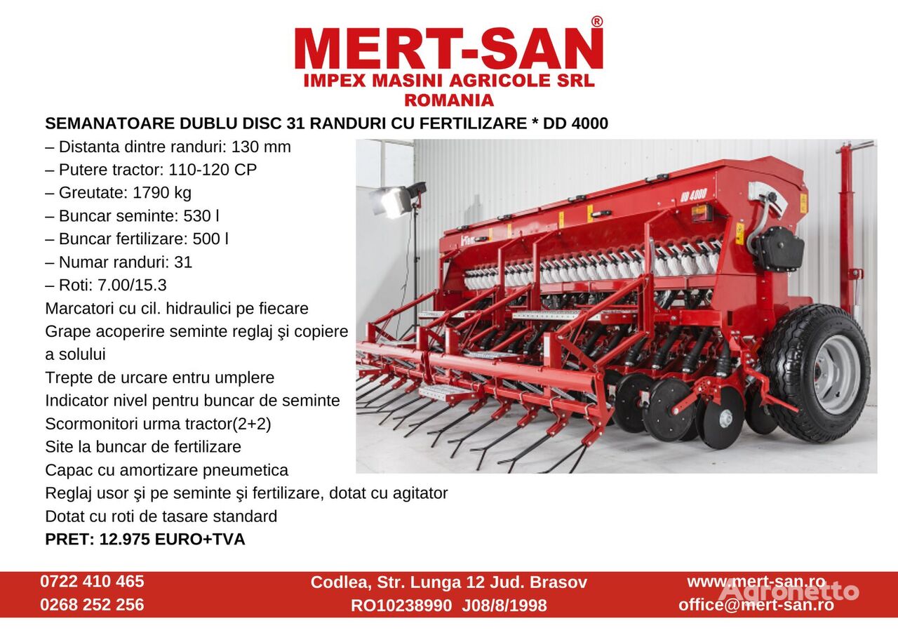 IrTem DD4000 sembradora mecánica nueva