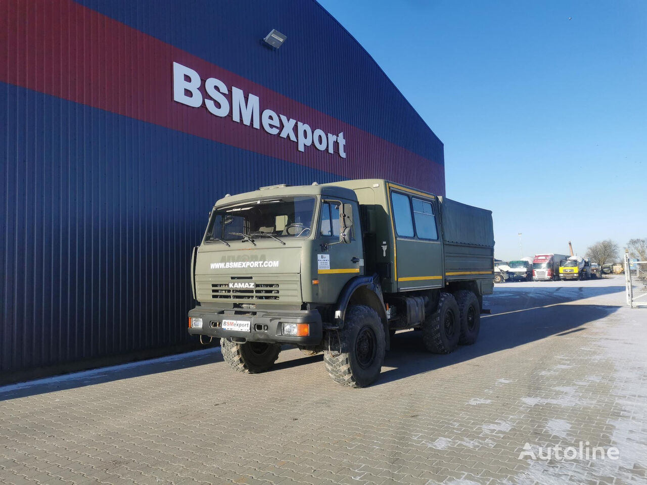 KamAZ NEFAZ 4208-11 9 seating places military truck