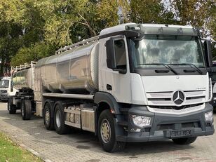 camion cisternă pentru transport lapte Mercedes-Benz 25-43 + remorcă