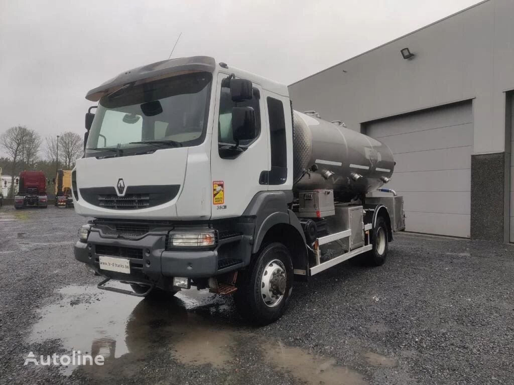 Renault Kerax 380 DXI REAL 4X4 TANK FOR WATER / MILK - 3 COMPARTMENTS -1 Milchtankwagen