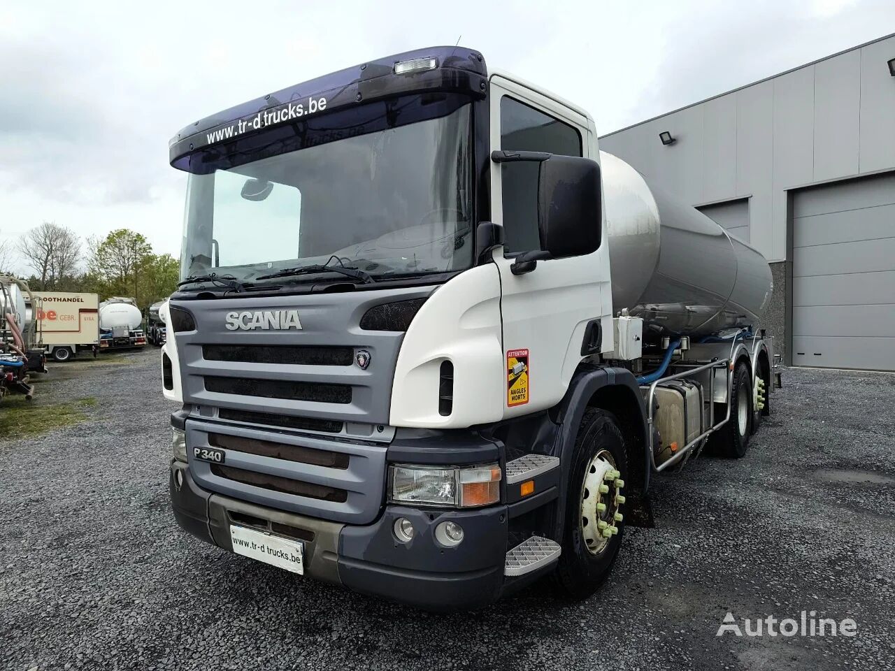 Scania 6X2 15000L INOX TANK FOR WATER / MILK - 1 COMP milk tanker