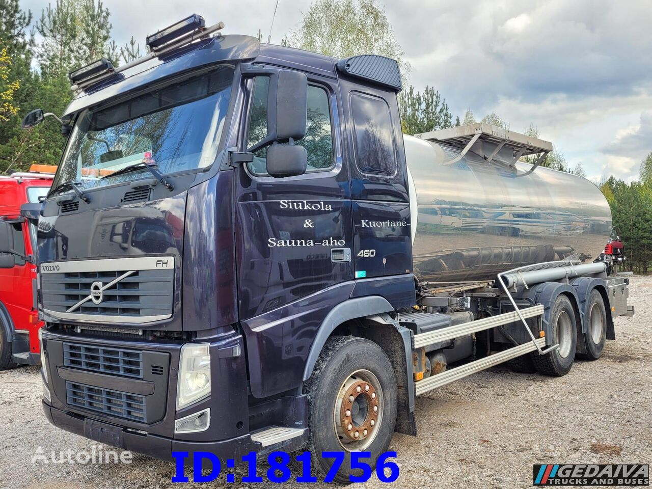 Volvo FH13 460HP  6x2 Euro5 mælkebil