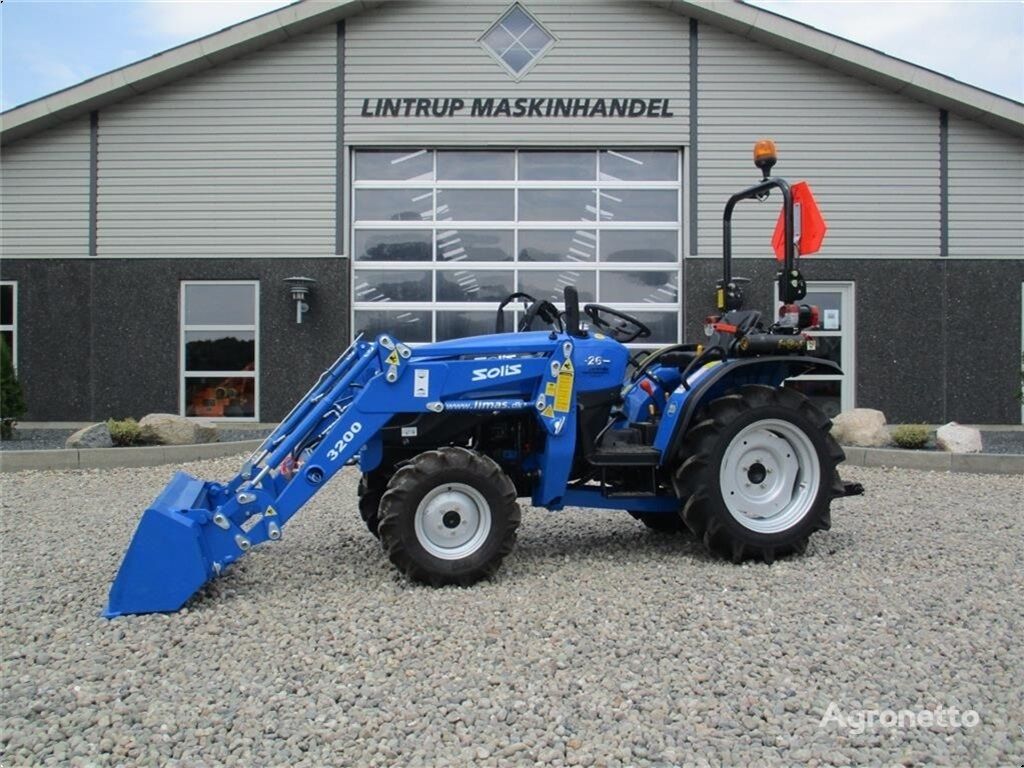 new Solis 26  mini tractor