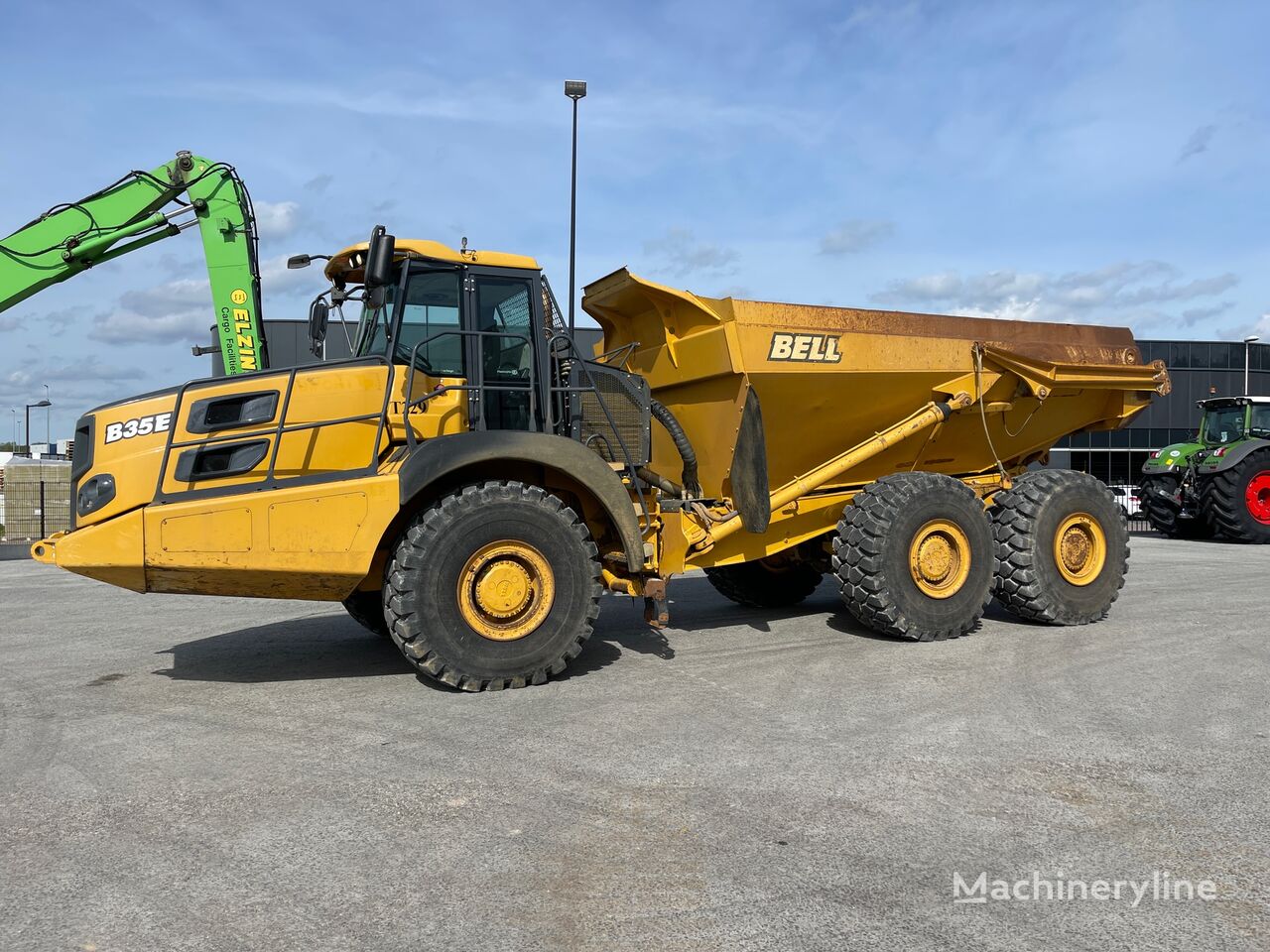 Bell B35E  articulated dump truck