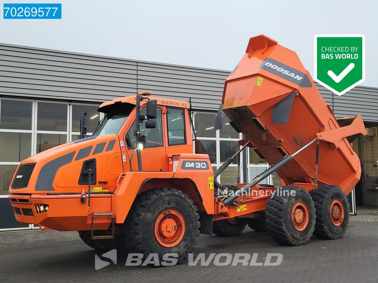 Doosan DA30 articulated dump truck