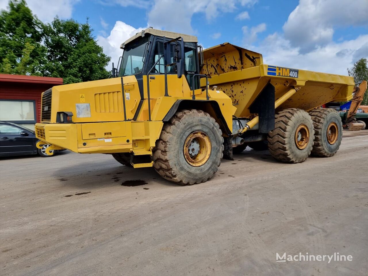 kloubový dempr Komatsu HM 400 6X6