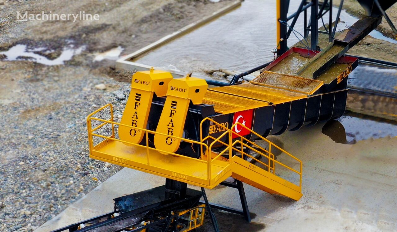 new FABO HY-800 SERIES 80 TPH SCREW WASHER | SAND WASHING |Ready in Stock crushing plant