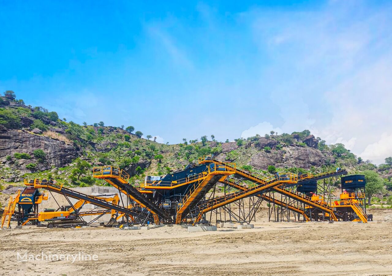 installation de concassage FABO STATIONARY TYPE 200-350 T/H HARDSTONE CRUSHING & SCREENING PLANT neuf