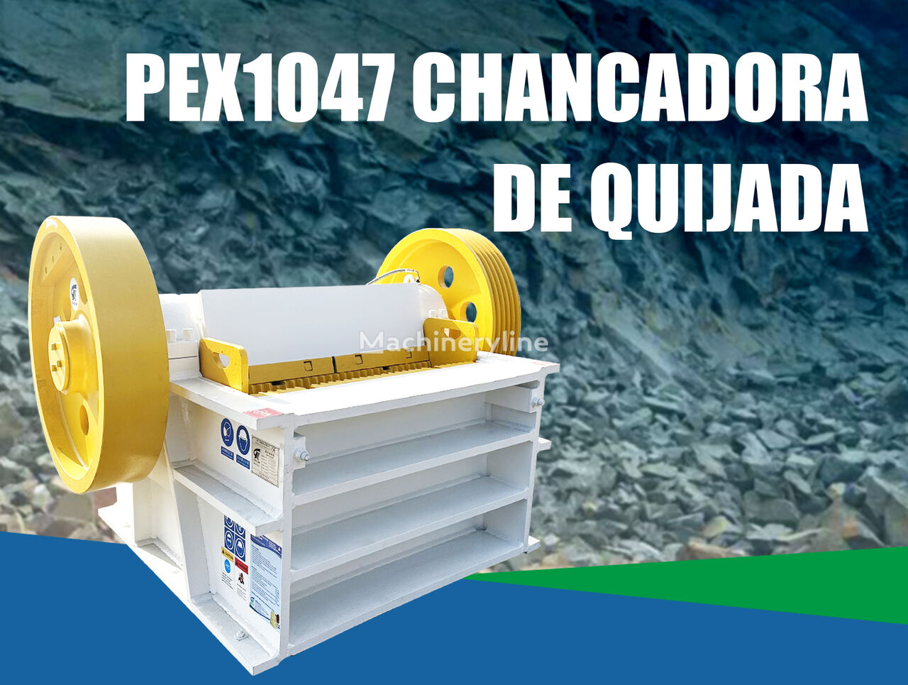 máy nghiền đá Kinglink Jaw Crusher PEX1047 | PEX250*1200 mới